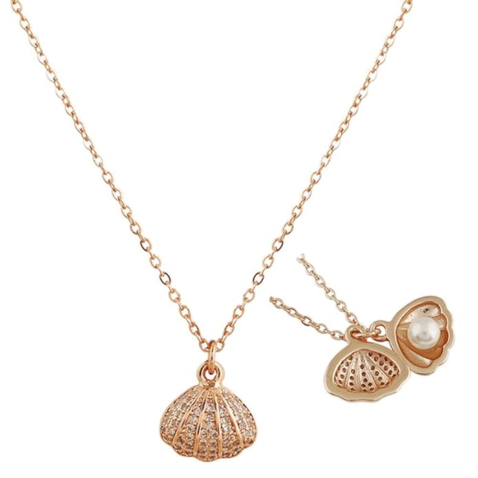 Pendant For Girls Women Ladies girlfriend Wife Moti Shell Pearl Necklace locket