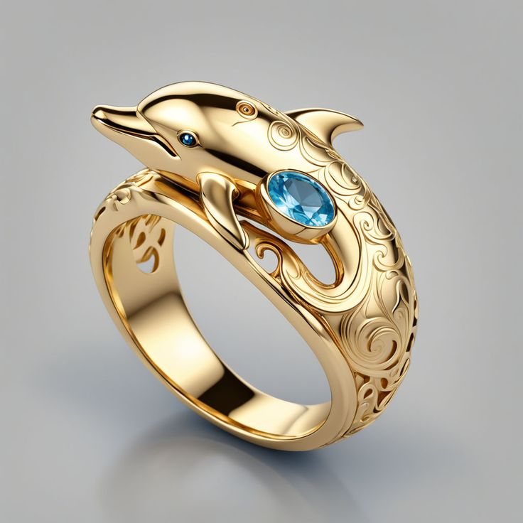 Dolphin Ring